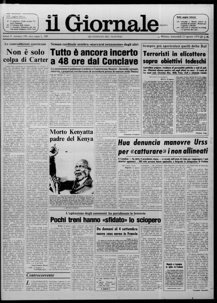 Il giornale nuovo : quotidiano del mattino